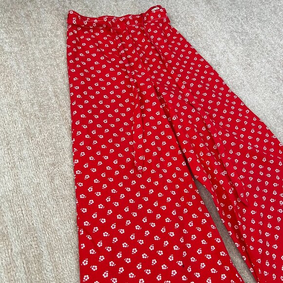 High Waist Wide Leg Floral Pants EU 36 - Picture 3 of 13